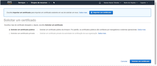 Gerando certificado SSL