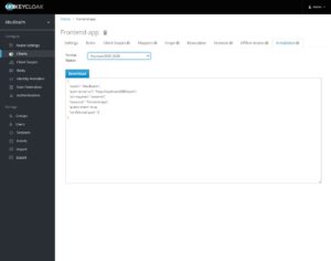 client installation Keycloak