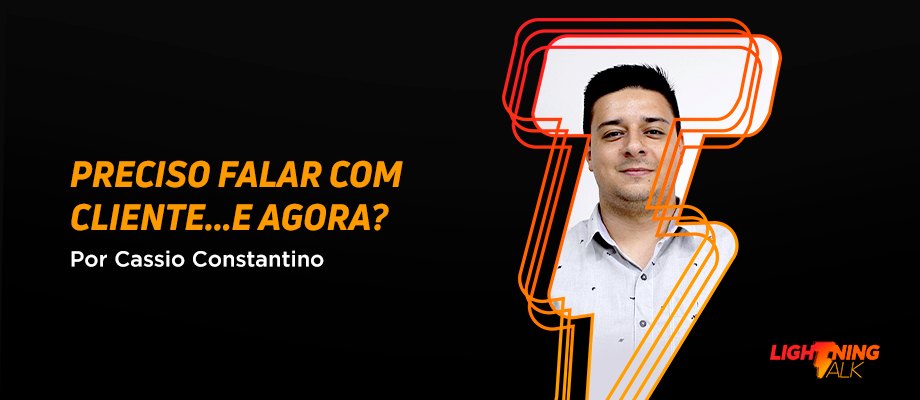 Thumbnail do Lightning Talk sobre como lidar com clientes